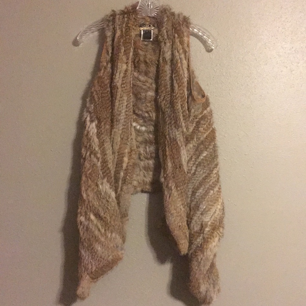 LaRok Luxe “Rock My World” 100% Rabbit Fur Vest